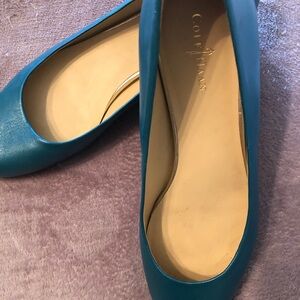 Cole Haan Blue Flats Timeless Design Size 8B